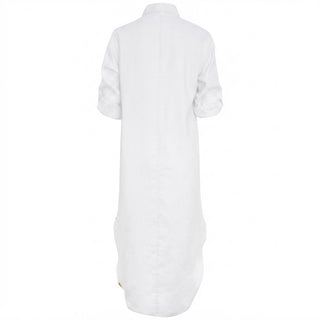 MELISSA MAXI SHIRT WHITE DRESS