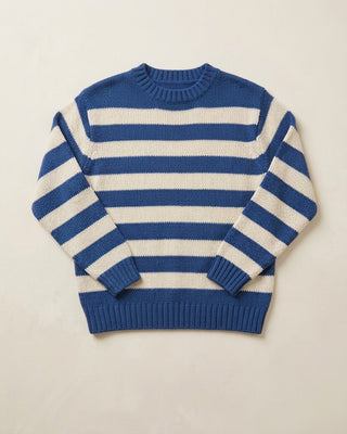 Arabella Navy Stripe Knit Jumper