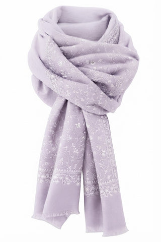 T579 Lilac w Wht allover Embroidery Toosha