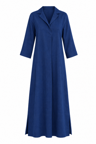Juniper Kaftan in Indigo 100% Linen