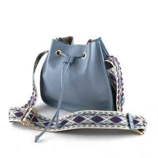 Tania Light Blue Medium Bag