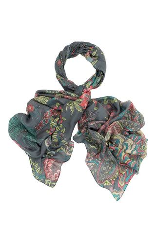 Boho Garden Grey Scarf
