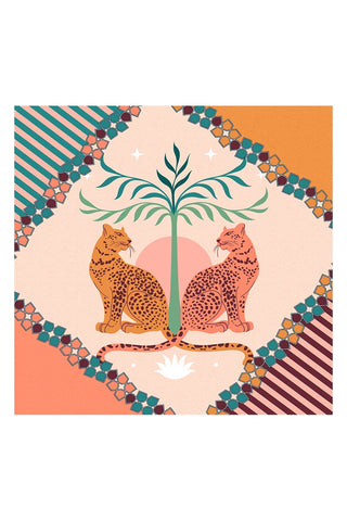 Lashika Leopard Scarf