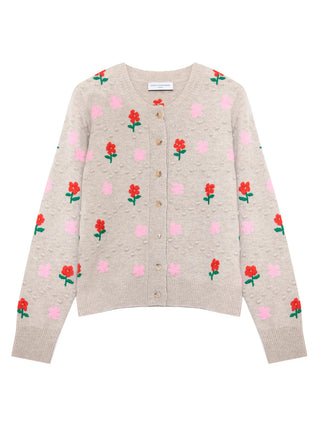 Freya Flower Sand Cardigan