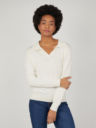 CC Core Collar Cream Jumper