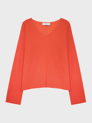 Corrie Tangerine Cashmere Jumper
