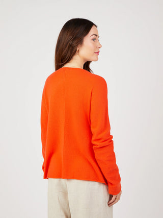 Corrie Tangerine Cashmere Jumper