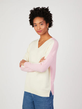 Monica Confetti Pink/white Jumper