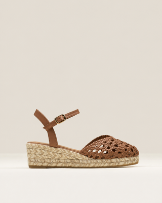 Copitre Low Wedge Espadrilles Tan