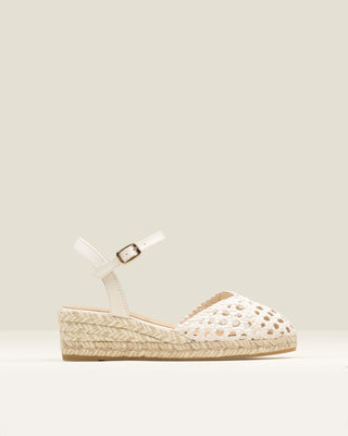 Copitre Low Wedge Espadrilles Milk