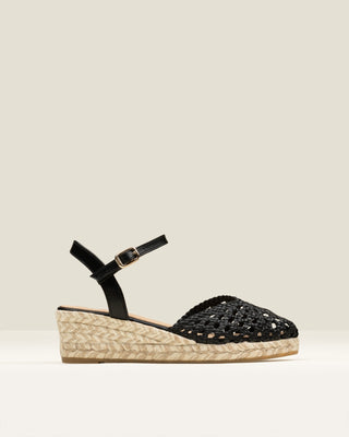 Copitre Low Wedge Espadrilles Black