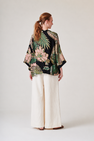 Crane Emerald Kimono