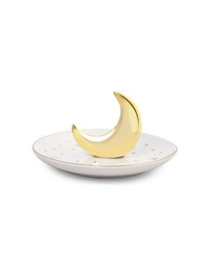 Ceramic Trinket Plate To the Moon