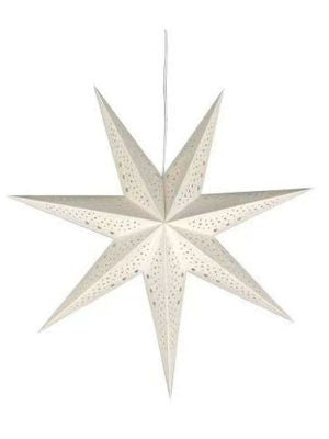Perforated Paper Star Lantern White