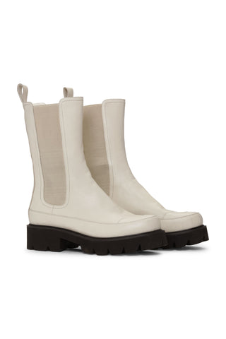 Miley Calf Lenght Boots Bleach Sand