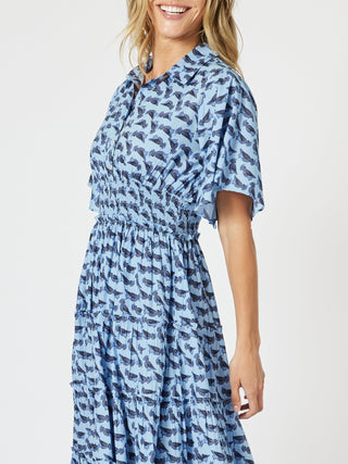 Blue Cockatoo Dress