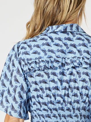 Blue Cockatoo Dress
