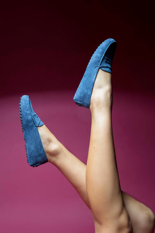 Felix Da Silva Suede Blue