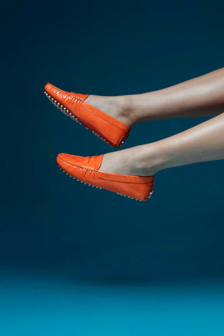 Felix Da Silva Patent Leather Orange
