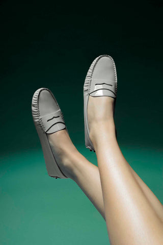 Felix Da Silva Metallic Leather Silver Musa