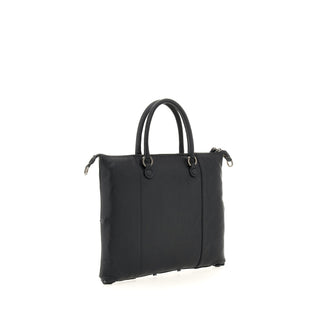 G3 +Md Bull Blk Leather Black Shopper