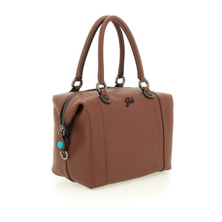 G3 +Md Bull Blk Leather Brown Shopper