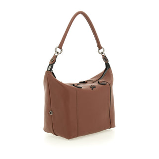 G3 +Md Bull Blk Leather Brown Shopper