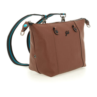 G3 +Md Bull Blk Leather Brown Shopper