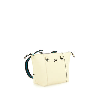 G3+ Md Bull Blk Leather Cream Bag