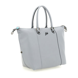 G3+ Md Bull Blk Leather Grey Bag