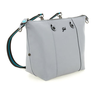 G3+ Md Bull Blk Leather Grey Bag