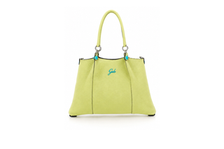Soleil Md Bull Leather Citron Bag