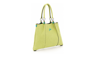Soleil Md Bull Leather Citron Bag