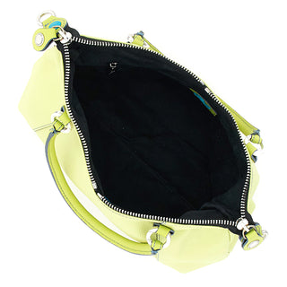 Thamara Md Leather Citron Ciber Lime Shopper