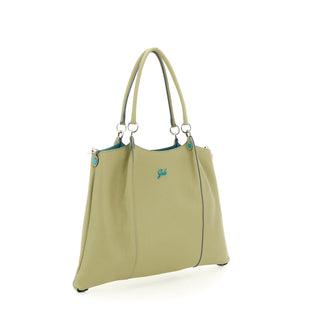 Soleil L- Bull Leather Sage Shopper