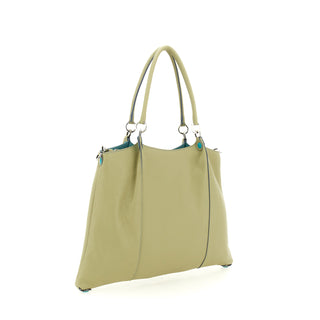 Soleil L- Bull Leather Sage Shopper