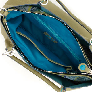 Soleil L- Bull Leather Sage Shopper