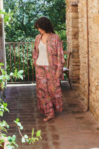 Giant Kantha Dusk Palazzo Pants