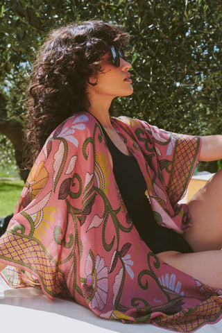 Giant Kantha Dusk Throwover