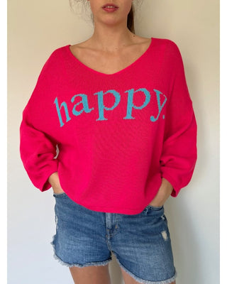 NW Happy Knits Pink/Blue