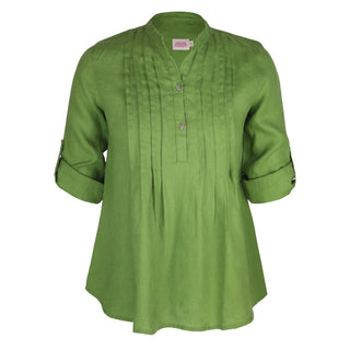 Greta Pintuck Fern Shirt