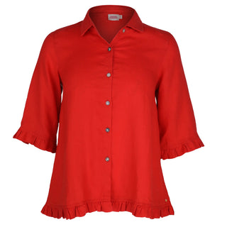 Rose Ruffle  Fiesta Shirt