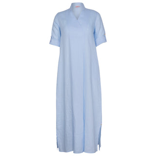 Stephanie Maxi Dress Sky 100% Linen