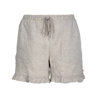 Ruffle Short Natural 100% Linen