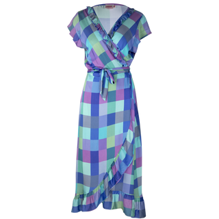 Daniella Wrap Dress Cera 100% Viscose