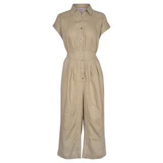 Gemma Jumpsuit Gold 100% Linen
