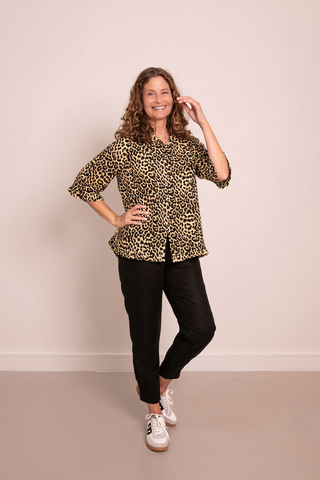 The Rose Ruffle Shirt Kilifi 100% Linen