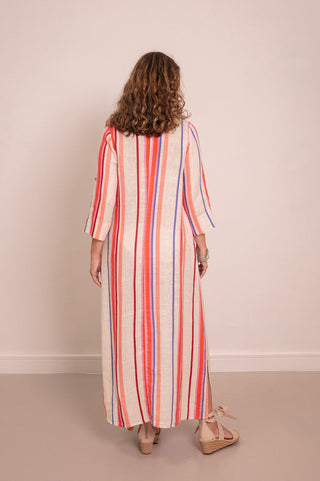 Juniper Kaftan Dress St Ives 100% Linen