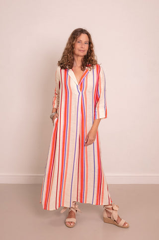 Juniper Kaftan Dress St Ives 100% Linen