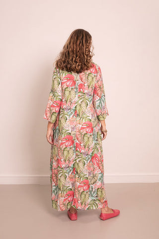 Juniper Kaftan Dress Salut 100% Linen